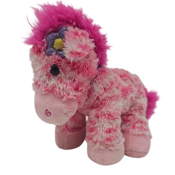 Pink & Purple Animal Alley Plush Horse Stuffed Animal Toy From Toys R Us - Picture 1 of 5